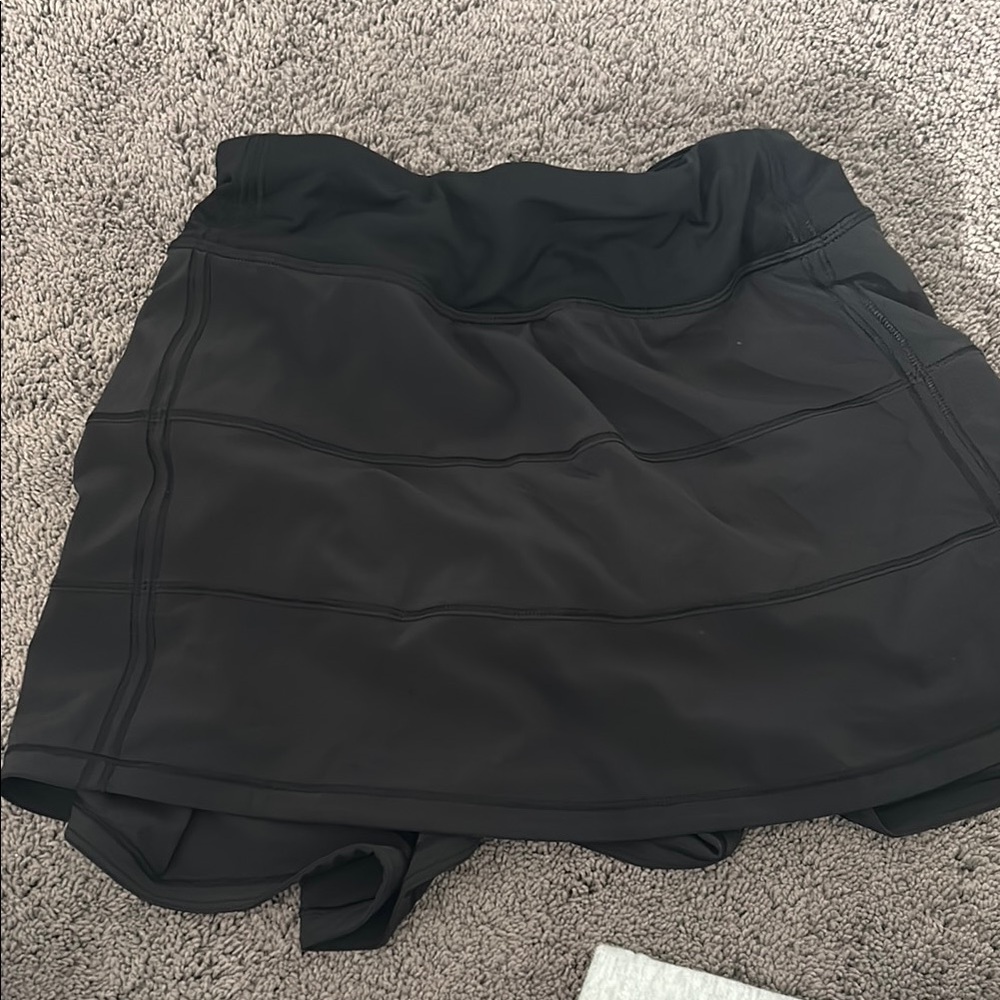 Lululemon Athletica Black Pace Rival Skirt